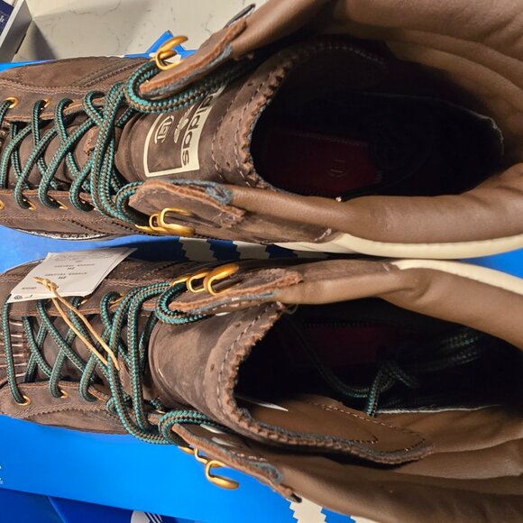 Adidas Men's CLOT PRO MODEL BY EC Boot Dark Brown/Wonder Beige JQ1263 SZ 10.5 - Picture 9 of 16